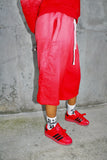 Red Crop Jogger