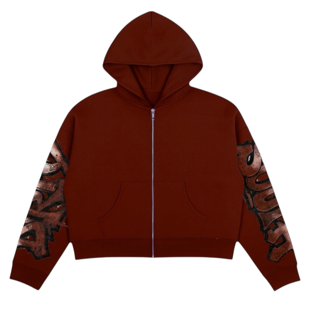 Crimson Zip-Up