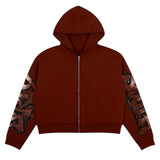 Crimson Zip-Up