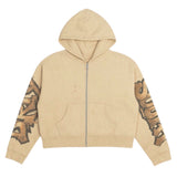 Tan Zip-Up