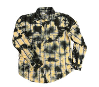 Yellow Tie Dye Flannel