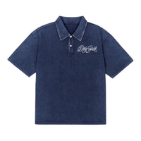 Futuristic Polo (Navy Blue)